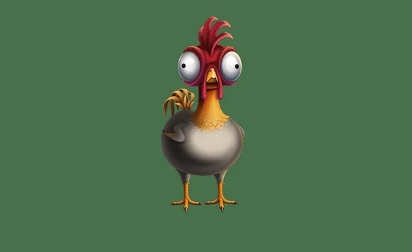 Chicken Crash character — the brave chicken